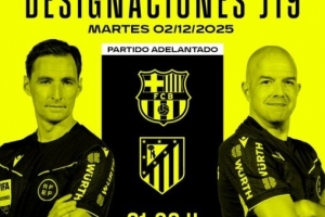 马卡：德布尔戈斯刚执法完赫罗纳vs皇马比赛，又将执法巴萨vs马竞