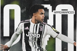 麦肯尼达成尤文生涯200场里程碑，此前199场19球19助