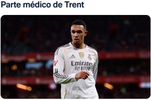 左腿股四头肌受伤！科贝电台：皇马后卫阿诺德预计伤缺2个月