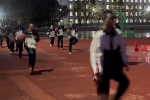 惊险过关！郭艾伦体测三分半钟强度投篮测试，成绩39投19中！