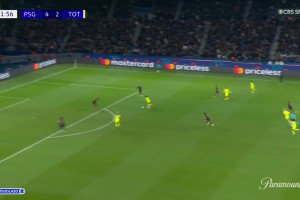 进球大战！穆阿尼破门本场2射1传！巴黎仍4-3领先热刺！