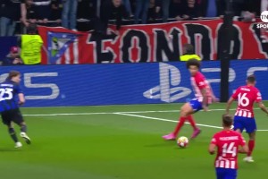 两队进攻大战！23-24赛季马竞2-1国米，马竞点球3-2淘汰国米进8强