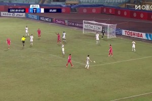门将超级超级巨大失误！林良铭笑纳大礼，国安1-0河内公安