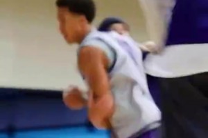 此前路人开车在马路上偶遇文班亚马，静态天赋太炸了