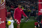 西甲第14轮吉罗纳1-1皇马，姆巴佩点射扳平