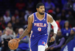 状态不错！保罗·乔治里突外投连中两球帮助76人占据主动