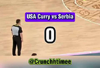 奥运男篮半决赛美国对阵塞尔维亚，史称库里封神前传