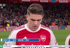英超阿森纳2-1险胜狼队，萨卡造两球